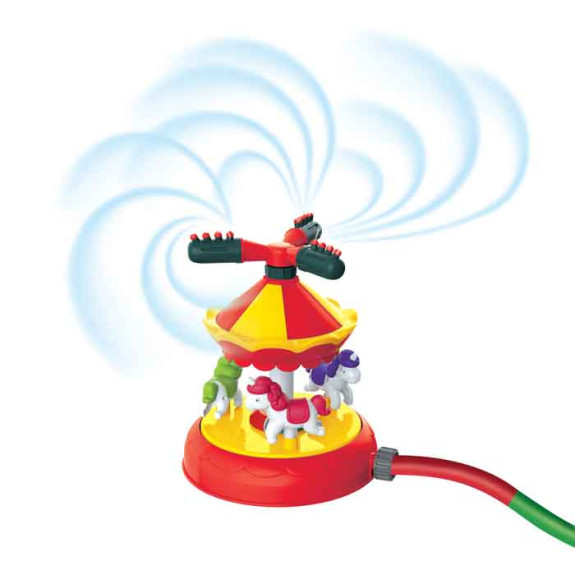 New Boy Carousel Splash Fountain